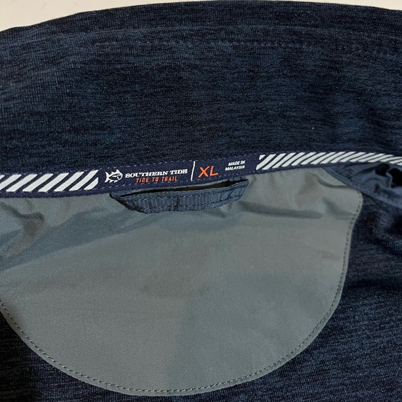 Southern Tide Vest Men’s XL Blue Camo Full Zip Lightweight Golf Outdoor 9508 - Picture 6 of 13